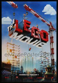 1c470 LEGO MOVIE DS teaser 1sh '14 the story of a nobody who saved everybody!