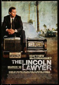1c479 LINCOLN LAWYER advance DS 1sh '11 Matthew McConaughey, Marisa Tomei, Ryan Phillippe, Lucas!