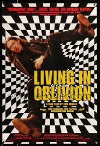 1c485 LIVING IN OBLIVION 1sh '95 Steve Buscemi, Tom DiCillo, the film crew from Hell!
