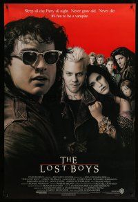 1c503 LOST BOYS int'l 1sh '87 Kiefer Sutherland, teen vampires, directed by Joel Schumacher!