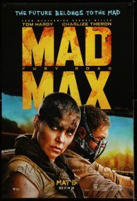 1c506 MAD MAX: FURY ROAD teaser DS 1sh '15 great cast image of Tom Hardy, Charlize Theron!