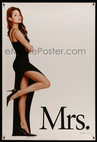 1c556 MR. & MRS. SMITH style B teaser 1sh '05 full-length super sexy Angelina Jolie!