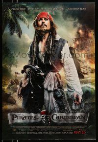 1c601 PIRATES OF THE CARIBBEAN: ON STRANGER TIDES advance DS 1sh '11 Depp as Captain Jack!