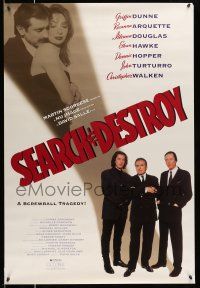 1c685 SEARCH & DESTROY 1sh '95 Dennis Hopper, Rosanna Arquette, a screwball tragedy!
