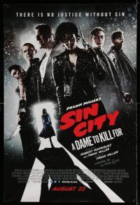 1c707 SIN CITY A DAME TO KILL FOR advance DS 1sh '14 super-sexy Eva Green has been especially bad!