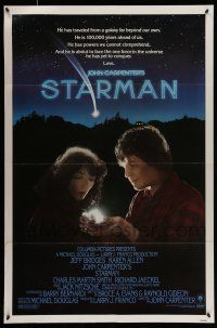 1c753 STARMAN int'l 1sh '84 alien Jeff Bridges & Karen Allen, directed by John Carpenter!