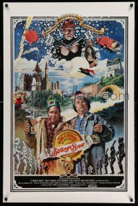 1c755 STRANGE BREW int'l 1sh '83 art of hosers Rick Moranis & Dave Thomas with beer by John Solie!