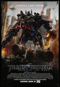 1c799 TRANSFORMERS: DARK OF THE MOON coming soon style advance DS 1sh '11 directed by Michael Bay!