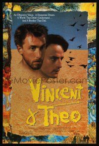1c818 VINCENT & THEO 1sh '90 Robert Altman meets Tim Roth as Vincent van Gogh, cool artwork!