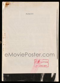 1d080 BIG CHILL script '83 screenplay by Lawrence Kasdan and Barbara Benedek!