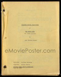 1d104 BRASS RING revised first draft script Jun 15 1959 unproduced screenplay by John Michael Hayes