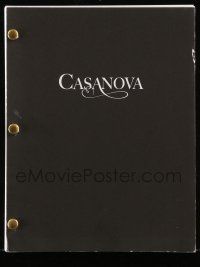 1d123 CASANOVA For Your Consideration script '05 screenplay by Jeffrey Hatcher & Michael Cristofer!