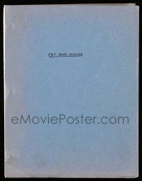 1d125 CAT & MOUSE script '70s unproduced screenplay by Stanley Shapiro!