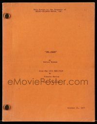 1d128 CHAMP script October 21, 1977, boxing sports screenplay by Walter Newman!