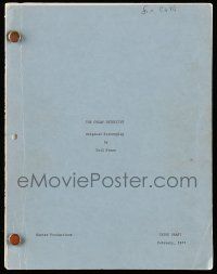 1d131 CHEAP DETECTIVE third draft script February 1977, screenplay by Neil Simon!