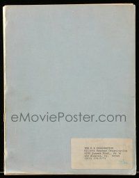 1d136 CHICAGO GIRL first draft script '70s unproduced screenplay by Tony Kenrick!
