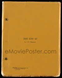 1d146 CHOKE BERRY BAY revised draft script August 1, 1970, unproduced screenplay by I.C. Rapoport!