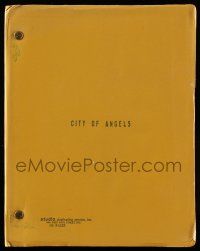 1d152 CITY OF ANGELS script '77 unproduced screenplay by Edward Weisberger & Mark David Jacobson