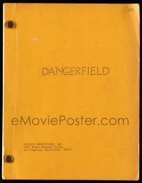 1d170 DANGERFIELD script '80s unproduced screenplay by David W. Rintels!