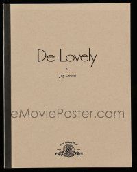 1d182 DE-LOVELY final script '04 Cole Porter biography screenplay by Jay Cocks!