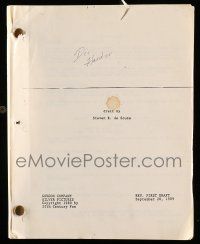 1d186 DIE HARD 2 revised first draft script September 26, 1989, screenplay by Steven E. de Souza!