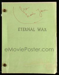 1d213 ETERNAL WAR first draft script '70s unproduced screenplay by Kevin Jarre!