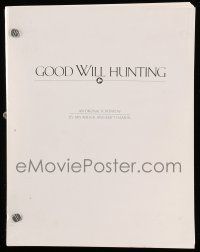 1d270 GOOD WILL HUNTING script '97 screenplay by Ben Affleck & Matt Damon!