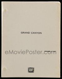1d275 GRAND CANYON revised draft script December 12, 1990, screenplay by Lawrence Kasdan!