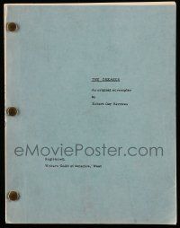 1d278 GREASER script '70s unproduced screenplay by Robert Guy Barrows!