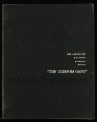 1d285 GRISSOM GANG script '71 screenplay by Leon Griffiths based on the James Hadley Chase novel!