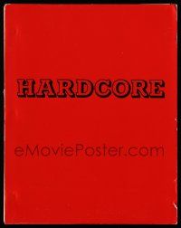 1d020 HARDCORE script '79 screenplay by Paul Schrader, who also directed!