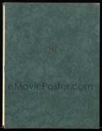1d312 HIT script May 20, 1972, crime caper screenplay by Alan R. Trustman!
