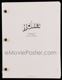 1d315 HOLES For Your Consideration script '03 Disney adventure comedy screenplay by Louis Vachar!