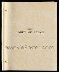 1d336 INCHON script February 21, 1979, screenplay by Laird Koenig, working title Lights of Inchon!