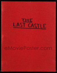 1d372 LAST CASTLE script '74 unproduced screenplay by Robert L. Joseph!