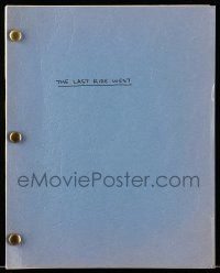 1d374 LAST RIDE WEST script '70s unproduced screenplay by Clair Huffaker!