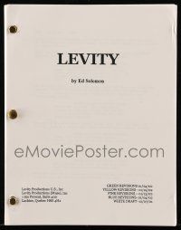1d384 LEVITY revised draft script December 7, 2001, screenplay by Ed Solomon!