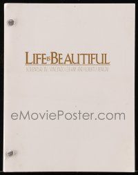 1d386 LIFE IS BEAUTIFUL script '97 screenplay by Vincenzo Cerami & Roberto Benigni!