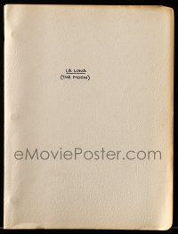 1d408 LUNA film treatment '79 written by Franco Arcalli, Giuseppe & Bernardo Bertolucci!