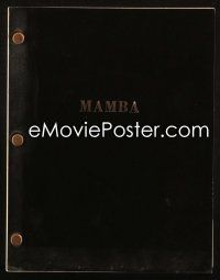1d417 MAMBA script June 2, 1987, Italian horror screenplay by Lidia Ravera & Mario Orfini!