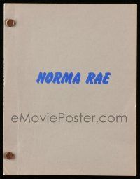 1d469 NORMA RAE script '79 screenplay by Irving Ravetch & Harriet Frank, Jr.