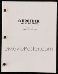 1d474 O BROTHER, WHERE ART THOU? For Your Consideration script Apr 12, 1999 screenplay by Coen Bros!