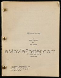 1d529 RAID ON 330 PARK script '60s unproduced screenplay by Earl Wallace & Dan Curtis!