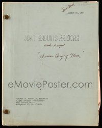1d572 SEVEN ANGRY MEN revised draft script August 20, 1954, screenplay by Dan Ullman!