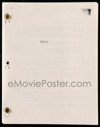1d656 TROY script '04 screenplay by David Benioff based on Homer's Iliad for Wolfgang Petersen!