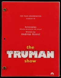 1d657 TRUMAN SHOW For Your Consideration script '98 screenplay by Andrew Niccol