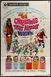 1f151 CHRISTMAS THAT ALMOST WASN'T 1sh R72 Rossano Brazzi, Italian holiday fantasy musical!