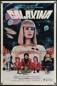 1f259 GALAXINA style B 1sh '80 Dorothy Stratten is a sexy man-made machine with feelings!