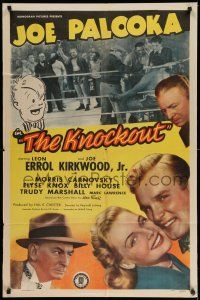 1f395 JOE PALOOKA IN THE KNOCKOUT 1sh '47 Leon Errol, Joe Kirkwood as Joe Palooka, boxing!