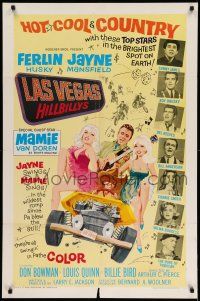1f441 LAS VEGAS HILLBILLYS 1sh '66 Ferlin Husky with sexy Jayne Mansfield & Mamie Van Doren!